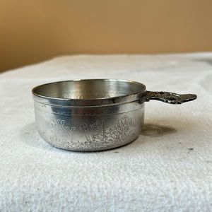 Vintage BMMTS Silver Alphabet Porringer